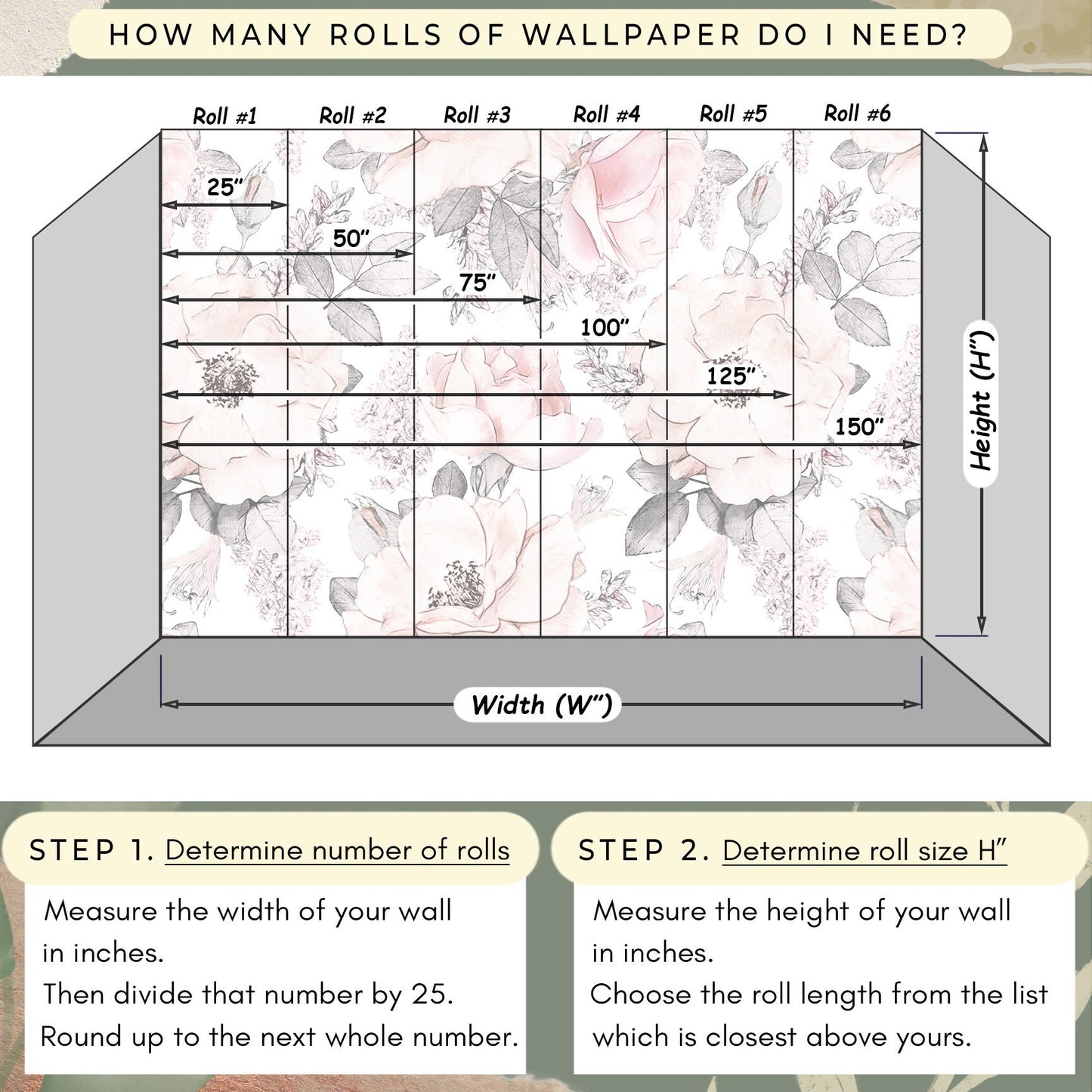 Bird Wallpaper Peel and Stick, Black and White Nature Removable Wall Paper