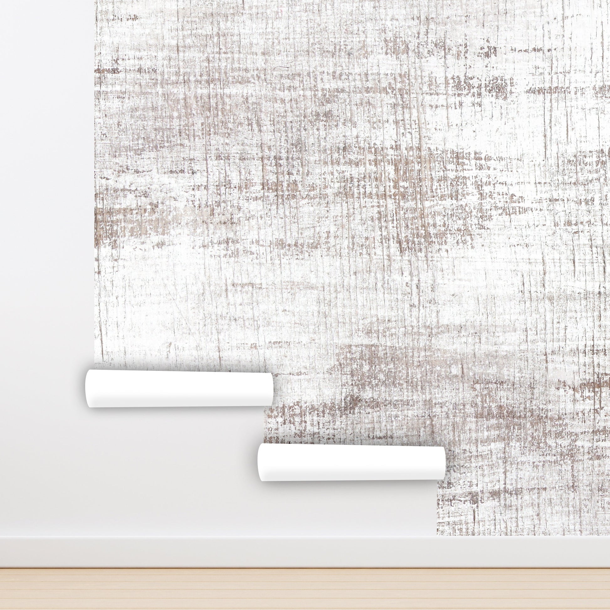 Wood Wallpaper Peel and Stick, Rustic Textured Removable Wall Paper