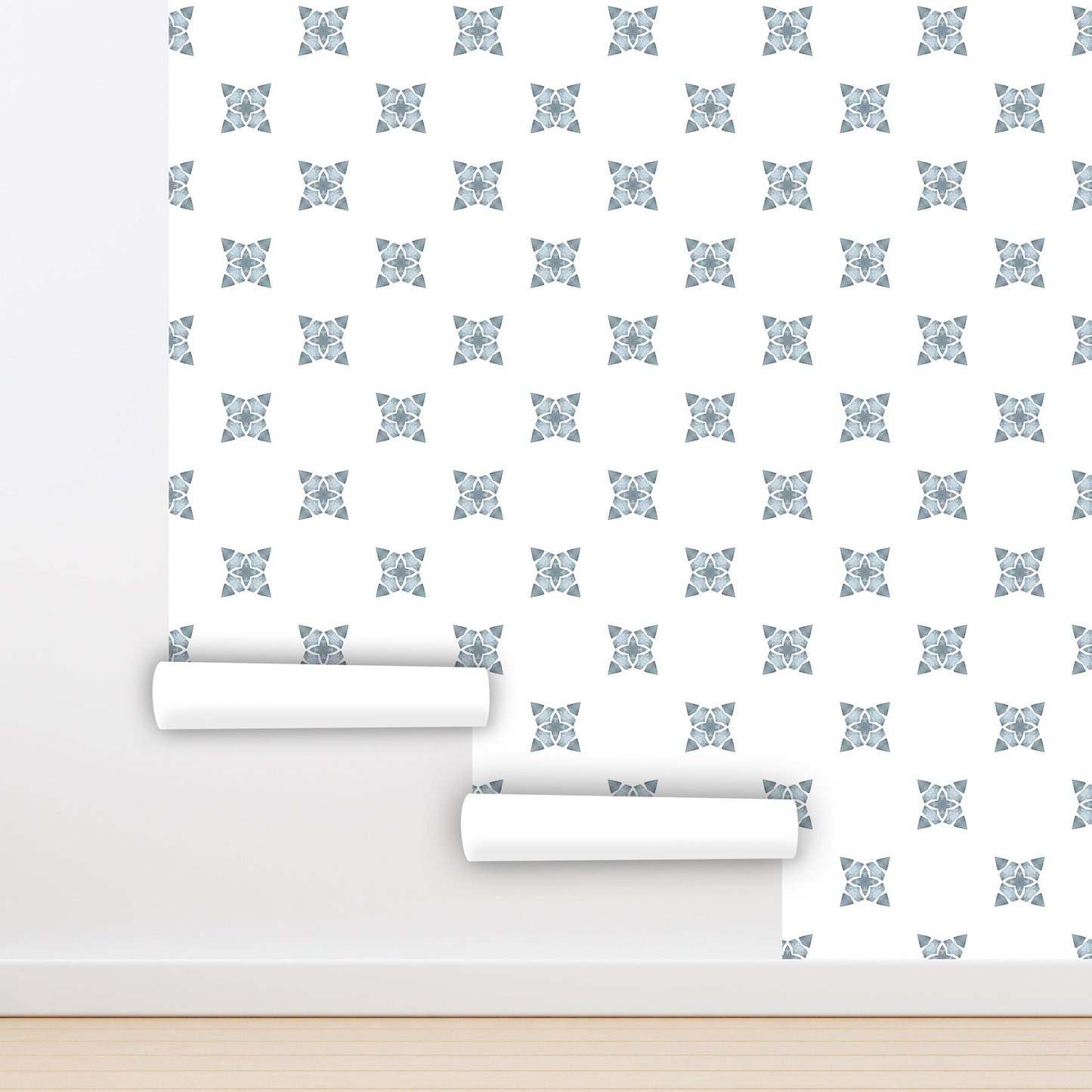Arabesque Wallpaper Peel and Stick, Minimal Geometric Canvas Removable Wall Paper