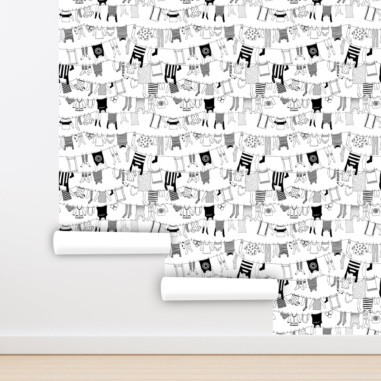 Laundry Room Wallpaper