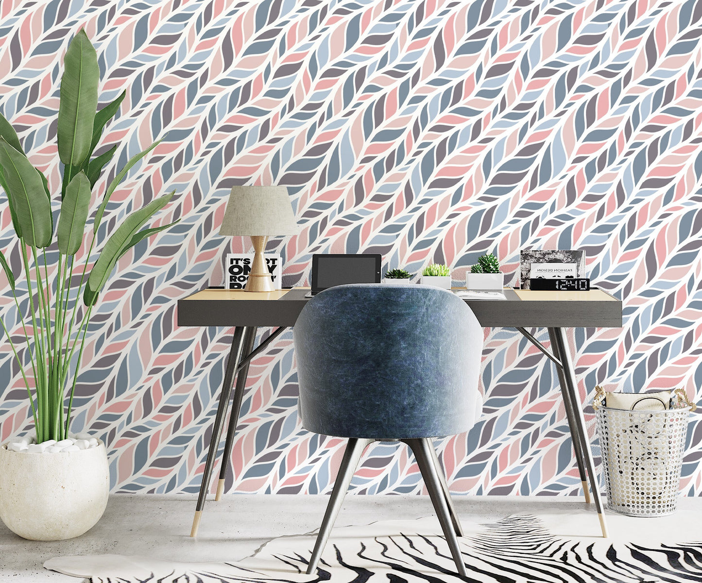 Wallpaper Sweater, Herringbone Wallpaper, Geometric Wallpaper Peel and Stick, Abstract Wallpaper, Removable Wall Paper