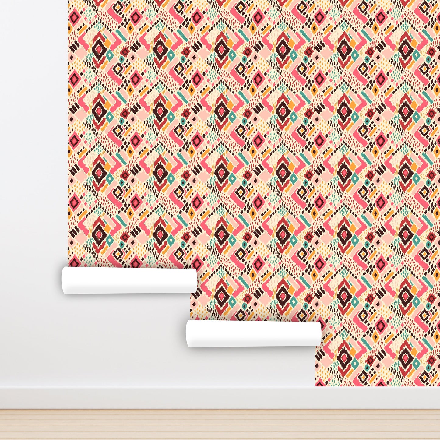 Aztec Wallpaper, Ethnic Wallpaper Peel and Stick, Morocco Wallpaper, Geometric Wallpaper, Removable Wall Paper