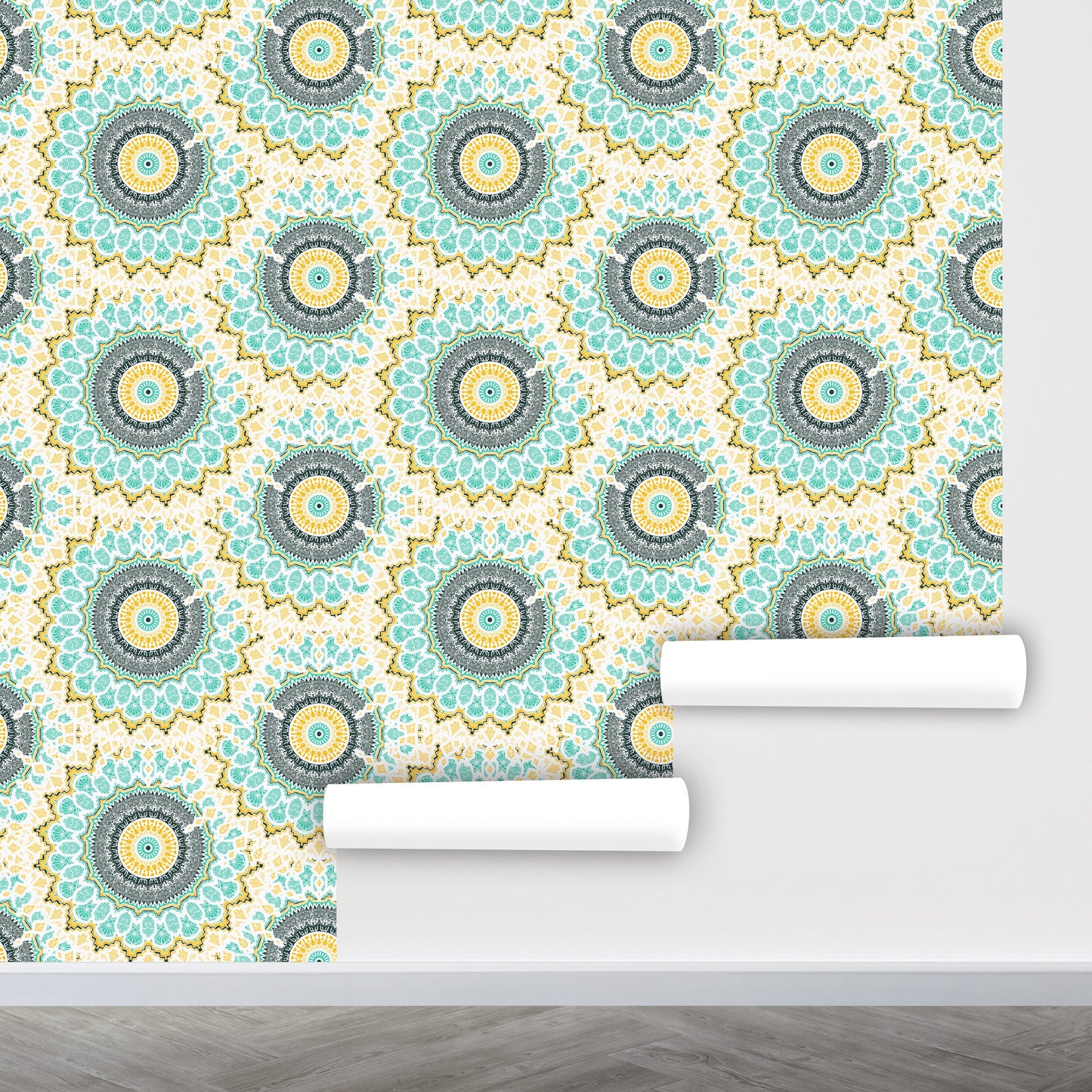 Arabic Wallpaper Peel and Stick, Mandala Wallpaper, Geometric Wallpaper, Removable Wall Paper