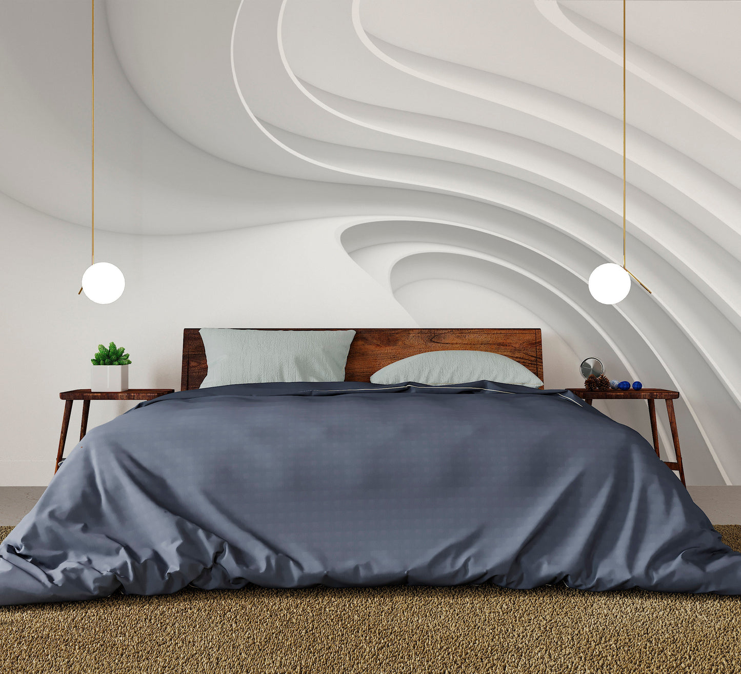 3d Abstract Wallpaper Peel and Stick, Geometric Wallpaper, Modern Wallpaper, Removable Wall Paper