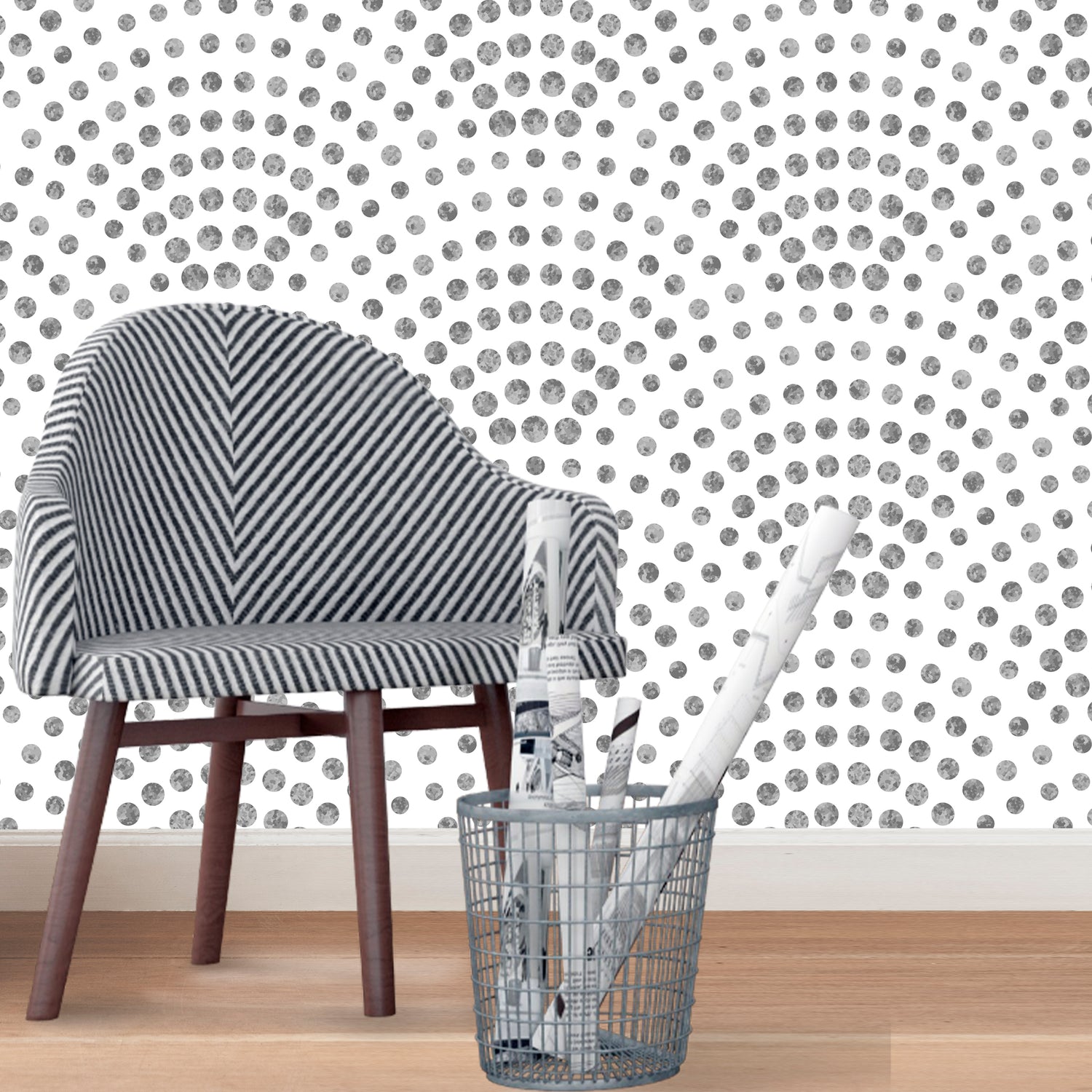 Geometric wallpaper peel and stick, office removable wall paper