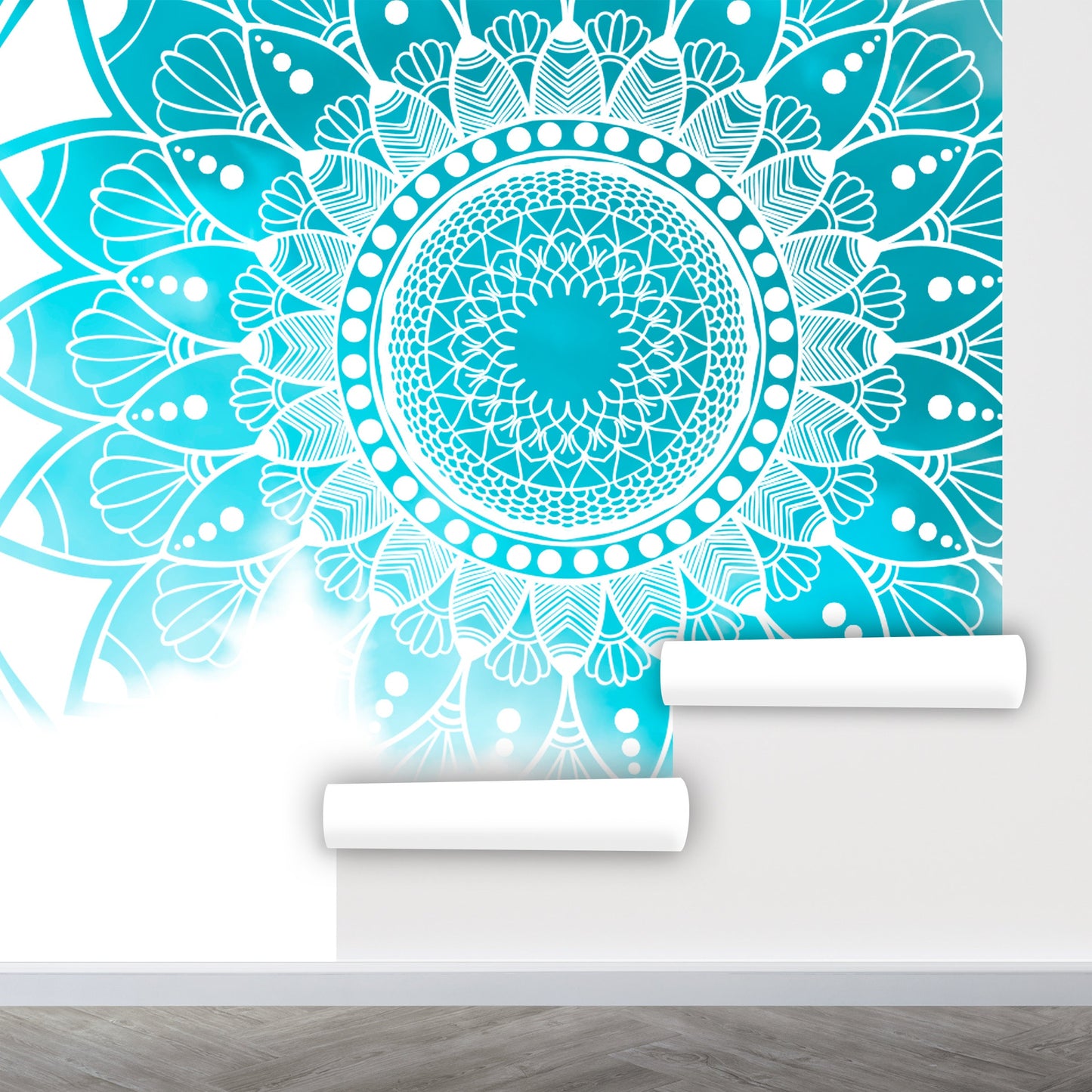 Mandala Wallpaper Peel and Stick, Meditation Wallpaper, Yoga Wallpaper, Removable Wall Paper