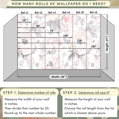 Faces Wallpaper, Line Art Wallpaper Peel and Stick, Black and White Wallpaper, Removable Wall Paper